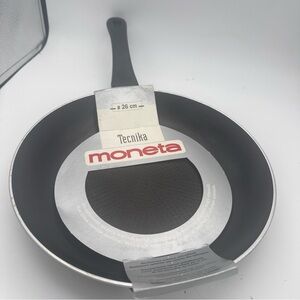 Moneta Tecnika Non Stick 10" Skillet Frying Pan Made In Italy New